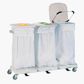 Chariot support 2 sacs