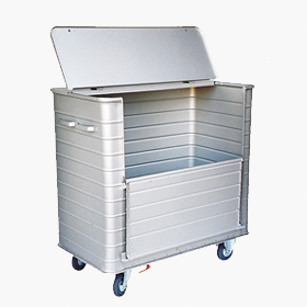 Chariot de collecte du linge