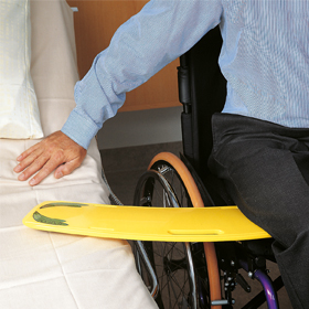 Planche glissante en situation