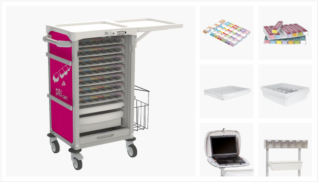 Chariot de distribution Pili cart
