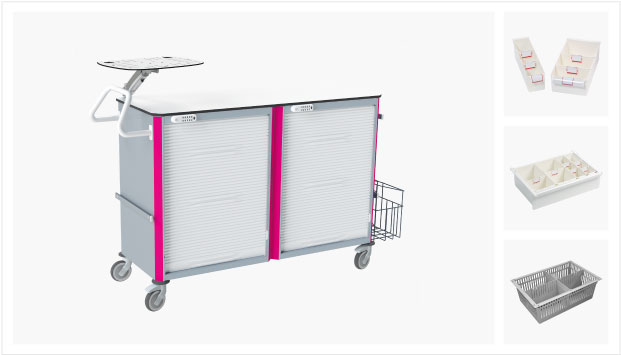 Plan de travail mobile Neop 600 x 400